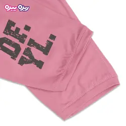 ست تی‌شرت و شلوارک پنبه تک‌رو لاکرادار طرح 7 DFYL کد 2408