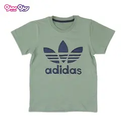 ست تی‌شرت و شلوارک اسلپ طرح adidas کد 2404