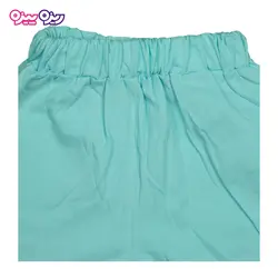 ست تی‌شرت و شلوارک پنبه تک‌رو لاکرادار طرح VANS کد 2325