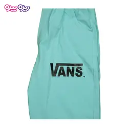 ست تی‌شرت و شلوارک پنبه تک‌رو لاکرادار طرح VANS کد 2325