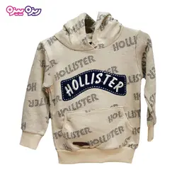 ست هودی و شلوار ملانژ اسلش بند‌دار طرح Hollister کد 2140