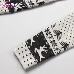 شلوار بافت لگ طرح گوزن کد 2840