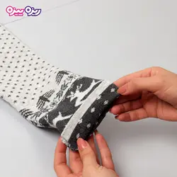 شلوار بافت لگ طرح گوزن کد 2840