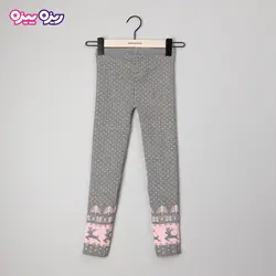 شلوار بافت لگ طرح گوزن کد 2840