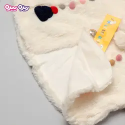 شنل پشمی منگوله دار طرح کلاه کد 2835