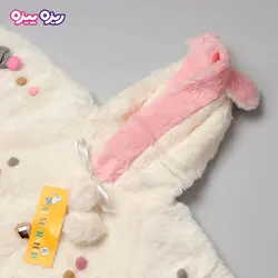 شنل پشمی منگوله دار طرح کلاه کد 2835