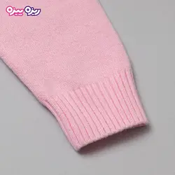 بلوز بافت پاپیون‌دار پولک‌دار طرح گربه کد 2783