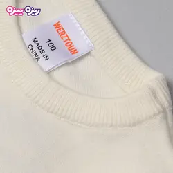 بلوز بافت طرح ابر و رنگین کمان کد 2777