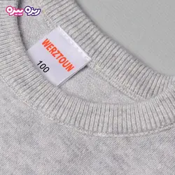 بلوز بافت پولک برگردان‌دار طرح پروانه کد 2774