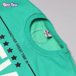 ست بلوز و شلوار سوپر پنبه لاکرا دار اسلش نگین دار طرح NEW YORK کد 2729