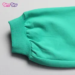 ست بلوز و شلوار سوپر پنبه لاکرا دار اسلش نگین دار طرح NEW YORK کد 2729