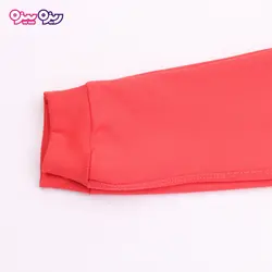 ست هودی و شلوار سوپر پنبه لاکرا دار اسلش پولک برگردان‌دار بند‌دار منگوله دار طرح Titie swear کد 2705