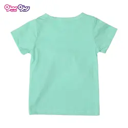 ست تی‌شرت و شلوارک پنبه تک‌رو لاکرادار استیکردار منگوله دار طرح smiley FACE کد 2421