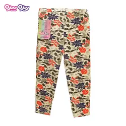 شلوار استرج لگ طرح برگی کد 2267