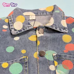 کت جین طرح توپی کد 2947