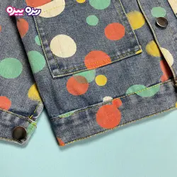 کت جین طرح توپی کد 2947