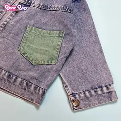 کت جین طرح دو جیب کد 2946