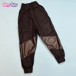 شلوار چرم اسلش کد 2945