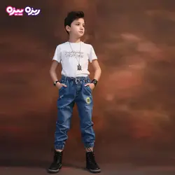 شلوار جین اسلش طرح BALENCA کد 2911