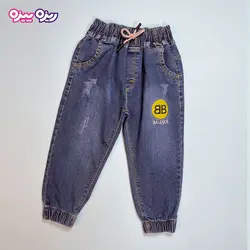 شلوار جین اسلش طرح BALENCA کد 2911