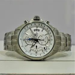 CASIO Edifice 5468 EFR-303 ژاپن جدید دارای آلارم ادیفایس 5 موتوره کرنوگراف با تقویم روزشمار دارای آلارم *** فول استیل *** موتور ژاپن *** کیفیت +AAA