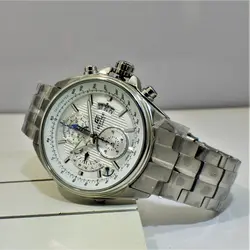 CASIO Edifice 5468 EFR-303 ژاپن جدید دارای آلارم ادیفایس 5 موتوره کرنوگراف با تقویم روزشمار دارای آلارم *** فول استیل *** موتور ژاپن *** کیفیت +AAA