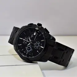 TISSOT WATCH TO1853 جدیدفول استیل تیسوت 4 موتوره کرنوگراف ** شیشه سافایر کریستال ** بند استیل توپر پهن مشکی ** زیبا و سنگین *