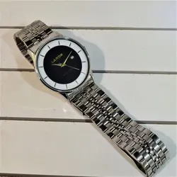 LAROS QUARTZ 79421-D 5 STAR موتورژاپن لاروس موتور ژاپن ،، درب استیل ،، باصفحه دو رنگ و تقویم روزشمار بسیار شیک و لوکس