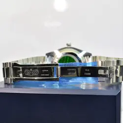 ROLEX OYSTER PERPETUAL DAY-DATE موتور ژاپن رولکس اویستر دی دت موتورژاپن ** دو تقویم ** استیل تقویم ذره بین شیشه کریستال