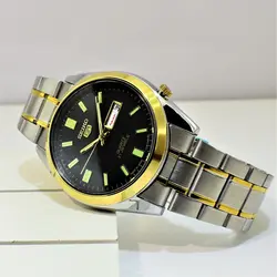 ساعت سیکو 5  دو  تقویم روز شمار و ایام هفته لاتین و فارسی SEIKO 7S36-30X1-3040
