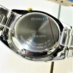 ساعت سیکو 5  دو  تقویم روز شمار و ایام هفته لاتین و فارسی SEIKO 7S36-30X1-3040