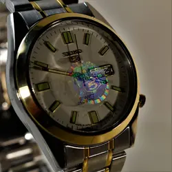 ساعت سیکو 5  دو تقویم روز شمار و ایام هفته لاتین و فارسی SEIKO 7S36-30X1-3040
