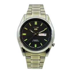 ساعت سیکو 5 دو تقویم روز شمار و ایام هفته لاتین و فارسی  SEIKO 7S36-30X1-3040