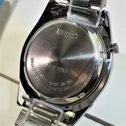 ساعت سیکو 5 دو تقویم روز شمار و ایام هفته لاتین و فارسی  SEIKO 7S36-30X1-3040