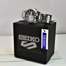 ساعت سیکو 5 دو تقویم روز شمار و ایام هفته لاتین و فارسی  SEIKO 7S36-30X1-3040