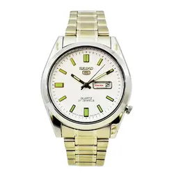 ساعت سیکو 5 دو تقویم روز شمار و ایام هفته لاتین و فارسی SEIKO 7S36-30X1-3040