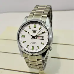 ساعت سیکو 5 دو تقویم روز شمار و ایام هفته لاتین و فارسی SEIKO 7S36-30X1-3040