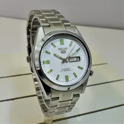ساعت سیکو 5 دو تقویم روز شمار و ایام هفته لاتین و فارسی SEIKO 7S36-30X1-3040