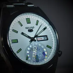 ساعت سیکو 5 دو تقویم روز شمار و ایام هفته لاتین و فارسی SEIKO 7S36-30X1-3040
