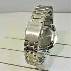 ساعت سیکو 5 دو تقویم روز شمار و ایام هفته لاتین و فارسی SEIKO 7S36-30X1-3040