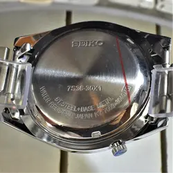 ساعت سیکو 5 دو تقویم روز شمار و ایام هفته لاتین و فارسی SEIKO 7S36-30X1-3040