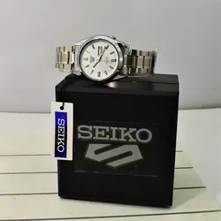 ساعت سیکو 5 دو تقویم روز شمار و ایام هفته لاتین و فارسی SEIKO 7S36-30X1-3040