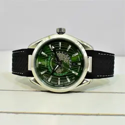 OMEGA SEAMASTER AUTOMATIC AXIAL8900 اومگا اتومات مکانیکی ،، شیشه سافایر کریستال ،، صفحه سبز