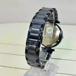 ساعت KADEMAN NO K9080L کادمن زنانه 2 زمانه موتور ژاپن جدید ساعتی خاص و کلاسیک باطراحی طناب رزگلد دور شیشه زیبا رنگ سرمه ای