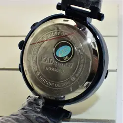 ساعت KADEMAN NO K9080L کادمن زنانه 2 زمانه موتور ژاپن جدید ساعتی خاص و کلاسیک باطراحی طناب رزگلد دور شیشه زیبا رنگ سرمه ای