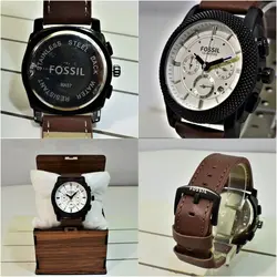 ساعت فسیل 4 موتوره کرنوگراف FOSSIL  RA57 با تاریخ روز شمار
