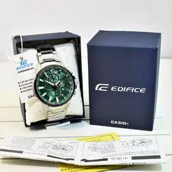 CASIO Edifice 5468 EFR-303 ژاپن ادیفایس 4 موتوره کرنوگراف با تقویم روزشمار *** فول استیل *** موتور قدرتمند ژاپن *** کیفیت +AAA