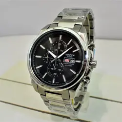 CASIO Edifice EFB-500 ژاپن ادیفایس 4 موتوره کرنوگراف 2 تقویم *** فول استیل *** موتور قدرتمند ژاپن *** کیفیت +AAA