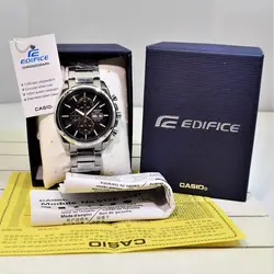 CASIO Edifice EFB-500 ژاپن ادیفایس 4 موتوره کرنوگراف 2 تقویم *** فول استیل *** موتور قدرتمند ژاپن *** کیفیت +AAA