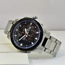 CASIO Edifice EQS-A500 ژاپن ادیفایس 3 موتوره کرنوگراف با تقویم روزشمار *** فول استیل *** موتور قدرتمند ژاپن *** کیفیت +AAA